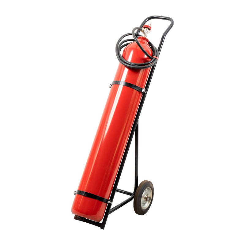 10 kg stalen trolley CO2 brandblusser